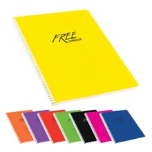 Keskin Color Free A4 Spiralli PP Kapak Kareli 200 Yaprak Defter