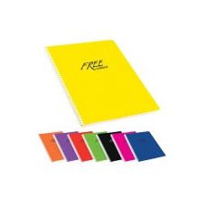 Keskin Color Free Office Plastik Kapak Çizgisiz 60 Yp A4 Spiralli Defter