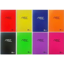 Keskin Color Free Plastik Kapak Kareli A5 100 Yaprak Defter