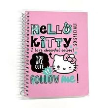 Keskin Color Hello Kitty 80 Yaprak Çizgili Spiralli Not Defteri