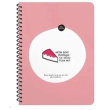 Keskin Color Hisli Şeyler 16.5x22.5 Kareli Neyim Ben Dünyanın En Tatlısı Filan Mı Defter