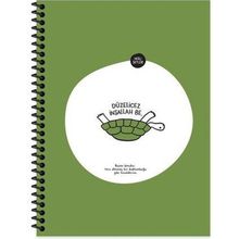 Keskin Color Hisli Şeyler 18.5 x 25 80 Yaprak Çizgili Düzelicez İnşallah Be Yeşil Yok Defter