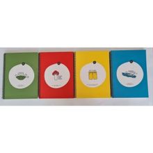 Keskin Color Hisli Şeyler 18,5x25 80 Yaprak Spiralli Karton Kapak Kareli Defter