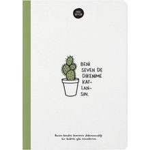 Keskin Color Hisli Şeyler Beni Seven Dikenime Katlansın Çizgili Defter