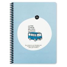 Keskin Color Hisli Şeyler Spiralli Üstüme Gelmeyin Ben Zaten Dolmuşum Karton Kapak 80 Yaprak A4 Çizgili Defter