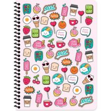 Keskin Color Kareli Sweet Fun 16.5 x 22.5 cm Pembe Defter