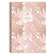 Keskin Color La Plume Spiralli Leaves Kahve Karton Kapak 80 Yaprak A4 Kareli Defter