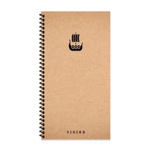 Keskin Color La Plume Viking Spiralli Gemi Sert Kapak 80 Yaprak 10x19 cm Çizgisiz Defter