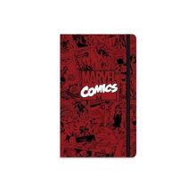 Keskin Color Marvel 13x21 80 Yapraklı Çizgili Ciltli Lastikli Bordo Defter