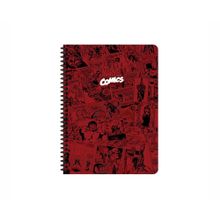 Keskin Color Marvel Spiralli Bordo Sert Kapak 100 Yaprak 17x24 cm Çizgili Defter