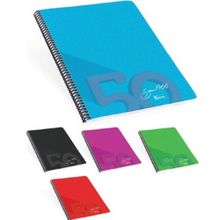 Keskin Color Plastik Kapak Cool A6 80 Yaprak Çizgili Spiralli Defter