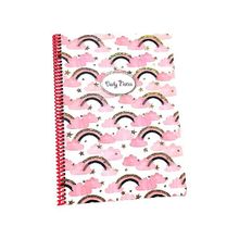 Keskin Color Princess Gökkuşağı Spiralli Karton Kapak 80 Yaprak 16,5X22,5 Çizgili - Renkli Defter