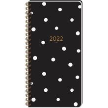 Keskin Color Siyah Puantiye 2022 Haftalık Cep Ajandası