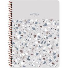 Keskin Color Terazzo Gri 16.5x22.5 Kareli Defter