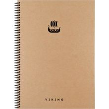 Keskin Color Viking Sert Kapak 10X19 80 Yaprak Düz Gemi Defter
