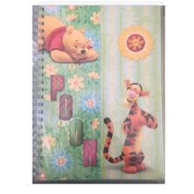 Keskin Color Winnie The Pooh A4 Spiralli PP Kapak 5 Subject 150 Yaprak Kareli - 1 Adet - Açık Yeşil Defter