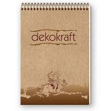 Keskin Dekokraft Düz A4 100 Yaprak Spiralli Bloknot