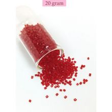 Kesme Cam Boncuk 2mm - 20 Gram - Bordo -BNC341