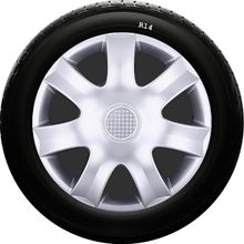Kia SKS-SJS 223 14 İnç 4 Adet Kırılmaz Jant Kapağı