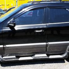 Kia Sorento 2002-2009 4 Parça Paslanmaz Çelik Cam Çıtası