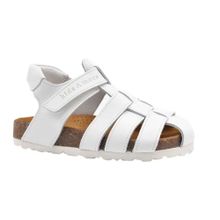 Kids A More Lino Beyaz Deri Unisex Çocuk Sandalet