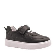 Kids A More Stones Siyah Tek Cırtlı Deri Unisex Çocuk Ayakkabı