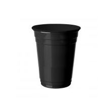 Kikajoy Plastik Siyah Meşrubat Bardağı