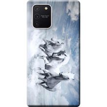 Kılıf Merkezi 187 Samsung Galaxy S10 Lite SM-G770F Atlar Baskılı Silikon Kılıf