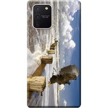 Kılıf Merkezi 190 Samsung Galaxy S10 Lite SM-G770F Kartal Baskılı Silikon Kılıf