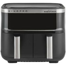 King KYF32 Pro Magicchef Plus Dual 4+4 lt Siyah Airfryer