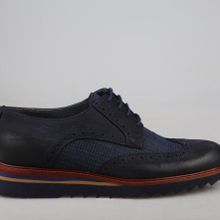 King West 5004-3 Lacivert Nubuk Erkek Günlük Ayakkabı