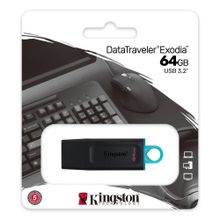 Kingston 64GB Data Traveler Exodia USB 3.2 USB Flash Bellek