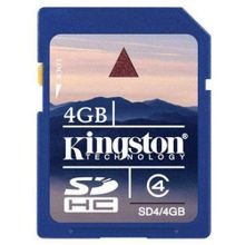 Kingston SD4-4GB 4 GB Class 4 Micro SD Hafıza Kartı