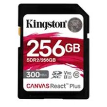 Kingston SDR2/256GB 256 GB 300-260 Mb/s UHS-II U3 V90 Canves React Plus Micro SD Hafıza Kartı