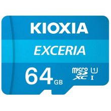 Kioxia Exceria LMEX1L064GG2 Class 10 UHS-I U1 64 GB Micro SD Kart