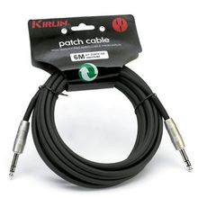 Kırlın AP209PR6MBK 6 m 1/4" Stereo Enstrüman Kablosu