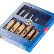 Kirschen 6 Parça Two Cherries Ahşap Yontma ve Oyma Seti