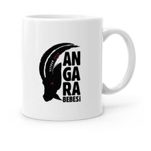 Kişiye Özel Angara Bebesi Beyaz 3 Kupa Bardak