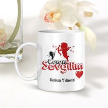 Kişiye Özel Canım Sevgilim Beyaz Kupa Bardak