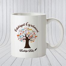 Kişiye Özel Edebiyat Öğretmeni Kupa Bardak