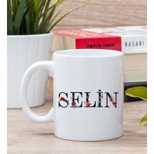 Kişiye Özel İsim Yazılı Beyaz Kupa Bardak