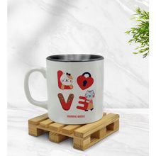 Kişiye Özel Love Tasarımlı İçi Siyah Renkli Model 1 Kupa