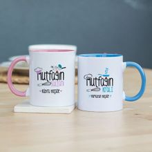 Kişiye Özel Mutfağın Sultanı Ve Mutfağın Kralı İkili Kupa Bardak