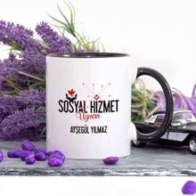 Kişiye Özel Sosyal Hizmet Uzmanı-Lacivert Kupa Bardak