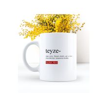 Kişiye Özel Teyze Beyaz Kupa Bardak