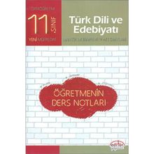 Kitap 11.Sınıf Türk Dili Ve Edebiyatı Öğretmenin Ders Notları-Editör Yayınları