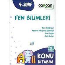 Kitap 4. Sınıf Fen Bilimleri Afilli Konu Kitabım Yeni-Cancan Yayınları