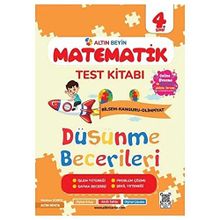 Kitap Altın Nokta Yayınları 4. Sınıf Altın Beyin Matematik Test Kitabı