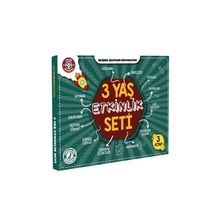 Kitap Çocuk Akademi Bilişsel İşlevleri Destekleyen 3 Yaş Etkinlik Seti