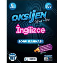 Kitap Oksijen Yayınları 8.Sınıf İngilizce Soru Bankası